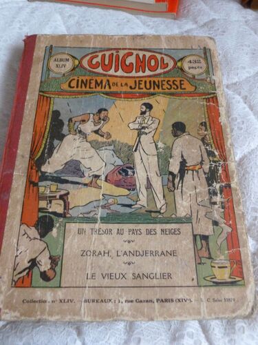 Guignol, Cinéma De La Jeunesse, Album N°44 Ou Xliv,Un Trésor Au Pays Des Neiges,Le Vieux Sanglier