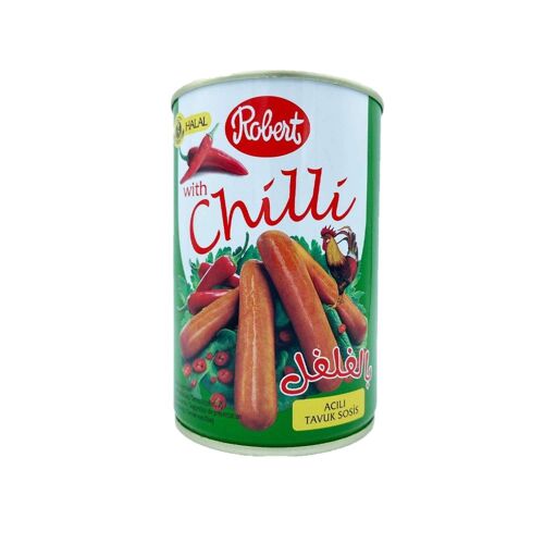 Saucisses De Poulet Épicées - Conserve 425g