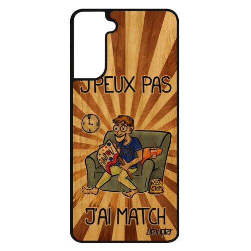 Coque Bois S21+ Plus Silicone J'peux Pas J'ai Match Coupe Du Monde Smartphone Rugby Etui Basket Handball Je Telephone Samsung Galaxy