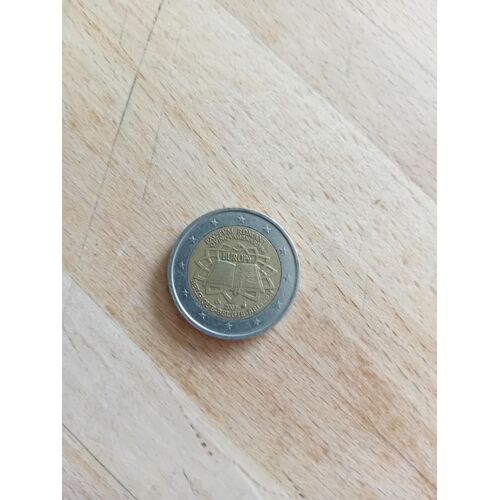 Piece De Deux Euros Belgique - Traité De Rome Europe 2007 -