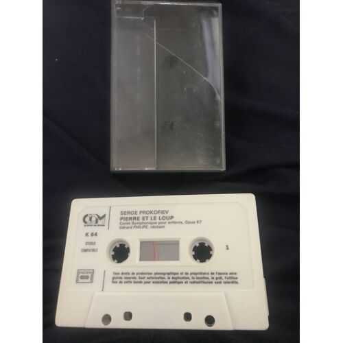 Pierre Et Le Loup - Serge Prokofiev - Gerard Philippe - Le Chant Du Monde - K7 - Cassette - Cassette Audio