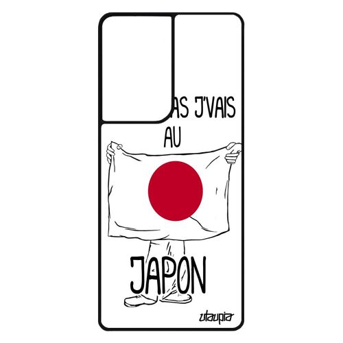 Coque J'peux Pas J'vais Au Japon Telephone Samsung Galaxy S21 Ultra Silicone Football Drapeau Japonais Mobile Basket Portable Jo De
