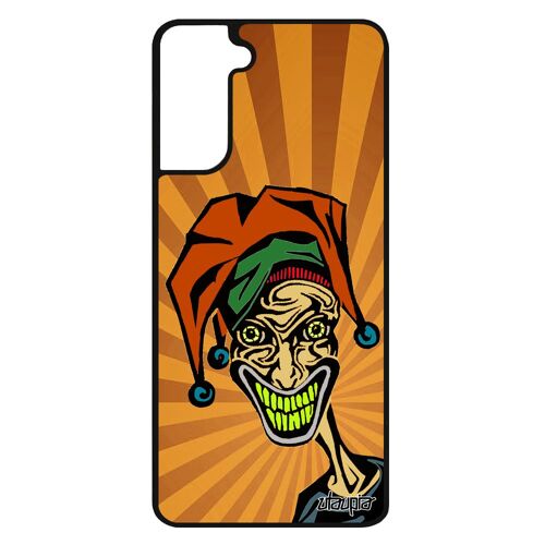 Coque S21+ Plus Silicone Joker Motif Telephone Super Heros Visage Souple Horreur Comics Pas Cher Clown Etui Portable Samsung Galaxy