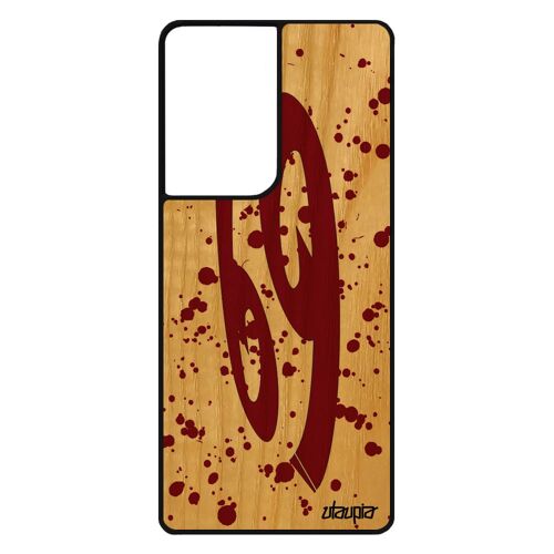 Coque Silicone Pour Samsung S21 Ultra Bois Naturel Signe Du Zodiaque Cancer Portable Astrologie Case Mobile Calligraphie De Galaxy