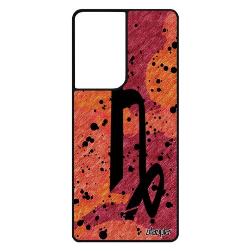 Coque Pour S21 Ultra Silicone Signe Du Zodiaque Capricorne Portable Astrologique Peinture Dessin Homme Bumper Planete Samsung Galaxy