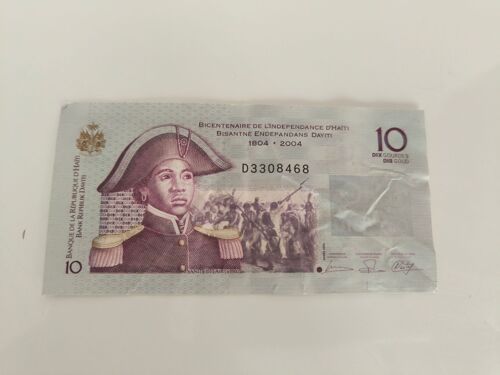 Billet 10 Gourdes Haïti