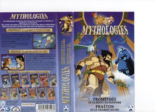 Mythologies - Prométhée Et La Boite De Pandore - Vhs