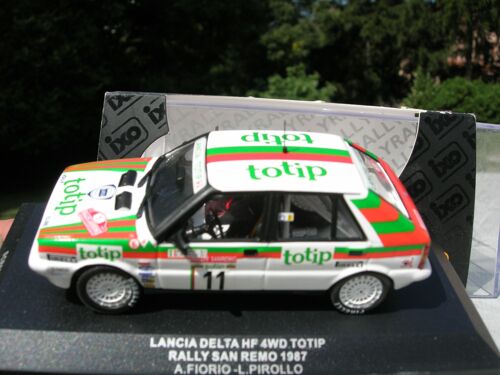 Ixo Models 1/43 Lancia Delta Hf 4wd Totip 11 Rally San Remo 1987 Fiorio/Pirollo-Ixo