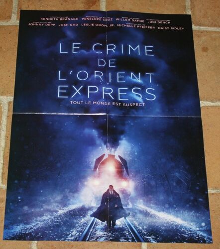 Poster Affiche Magazine Revue Cinema Le Crime De L'orient Express 58x42cm