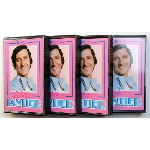Lot De 4 K7 Audio De Jack Lantier, Les Plus Jolies Chansons De Toujours
