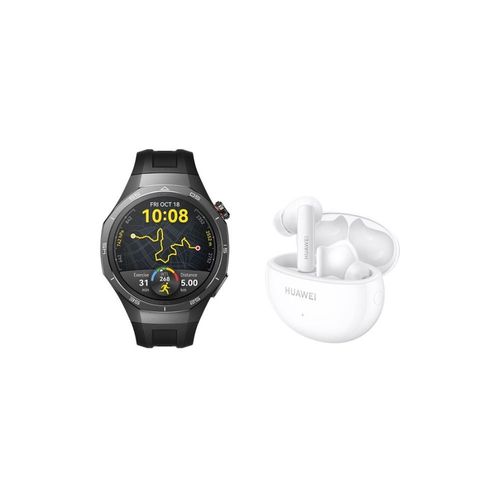 Pack Montre connectée Huawei Watch GT 5 Pro 46 mm Noir + Buds Blancs