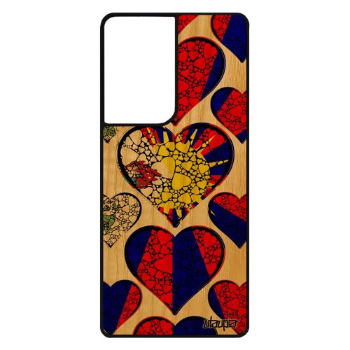 Coque Samsung S21 Ultra Bois Silicone Drapeau Tibet Tibetain Bouddhisme Zen Case Etui Bouddha Telephone I Love Made In France Galaxy