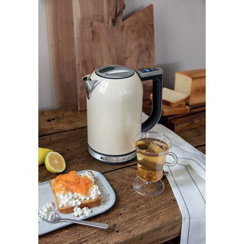 Bouilloire Électrique De 1,7l 2400w Crème Argent