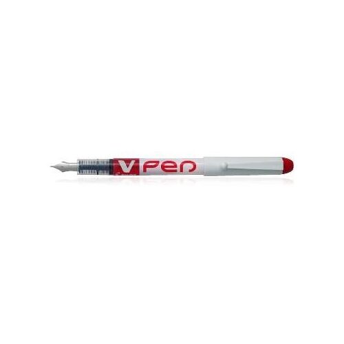 Pilot Lot De 3 Stylos Plume Jetable V-Pen Rouge