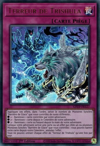 Yu-Gi-Oh! - Gftp-Fr127 - Terreur De Trishula - Ultra Rare 1ère Édition