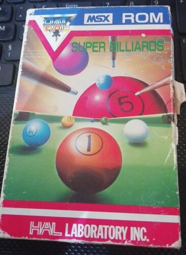 Super Billiards Ordinateur Msx Rom
