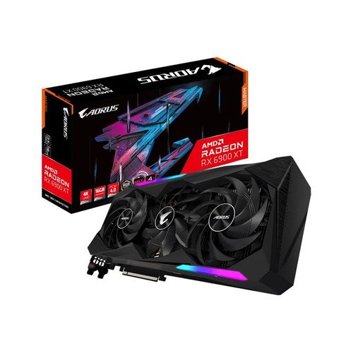 Gigabyte AORUS Radeon RX 6900 XT MASTER 16G - Carte graphique - Radeon RX 6900 XT - 16 Go GDDR6 - PCIe 4.0 x16 - 2 x HDMI, 2 x DisplayPort
