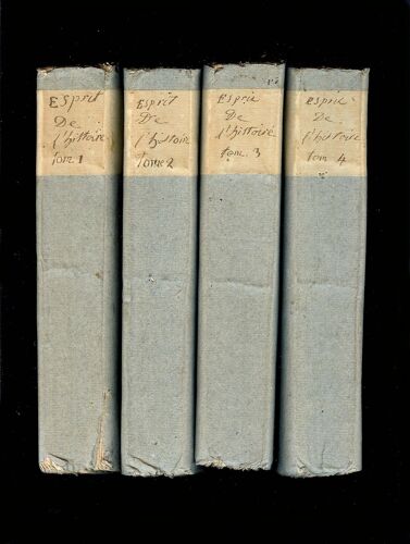 L'esprit De L'histoire, Ou Lettres Politiques Et Morales D'un Père À Son Fils (4 Tomes)