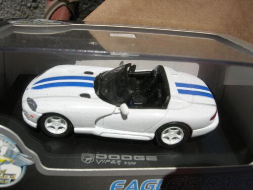 Eagle Race 1/43 Dodge Viper Rt/10 Cabriolet 1996 Blanche/Bleue !!-Eagle Race