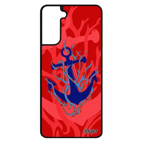 Coque S21 Silicone Ancre Cadeau De Noel Old School 4g Vegetale Telephone Artistique De Bateau Marine Etui Capitaine Samsung Galaxy
