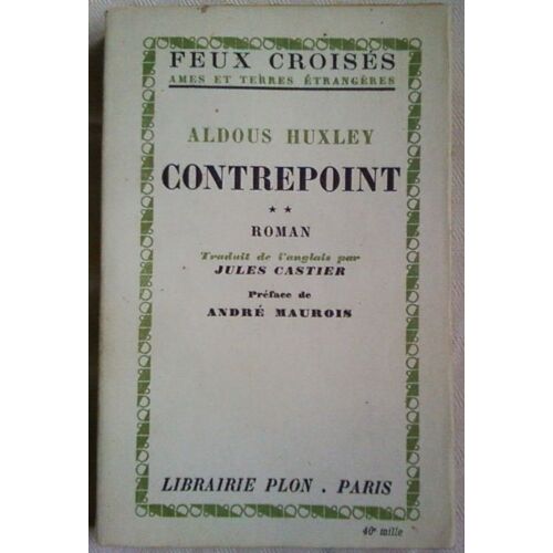 Contrepoint. Tome Ii