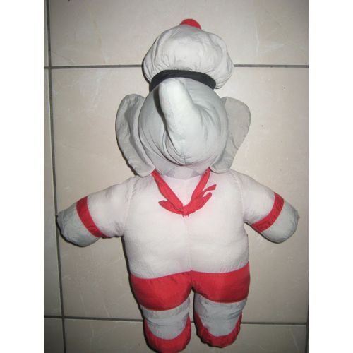 Doudou Peluche Babar Marin 36 Cm