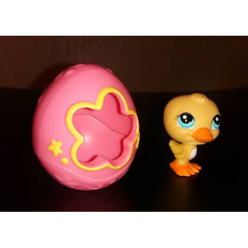 Figurine Littelst Petshops Poussin Dans Son ?Uf Rose