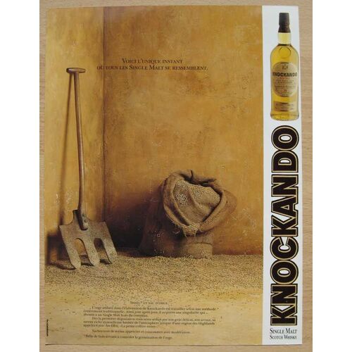 Publicité Papier - Scotch Whisky Knockando De 1989