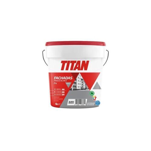 Generique - Peinture Acrylique Façades Mat F-4 Blanc 4l Titan 125670004