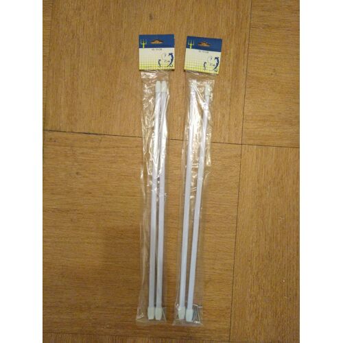 2 Tringles À Rideaux Extensibles 40-70cm