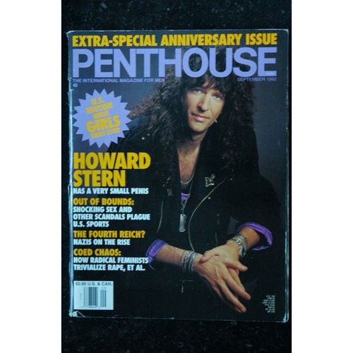 Penthouse Us 1992/09 Howard Stern Seana Ryan Earl Miller Jack Harrison
