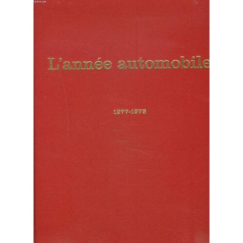 L'annee Automobile 1977-1978.