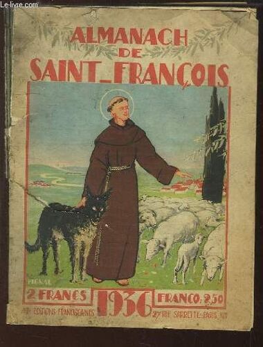 Almanach De Saint-François, 1936