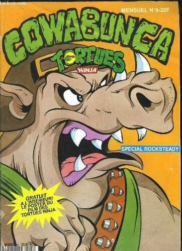 Tortues Ninja. Cowabunga. Special Rocksteady. Poster Du Film Tortues Ninja Fourni.