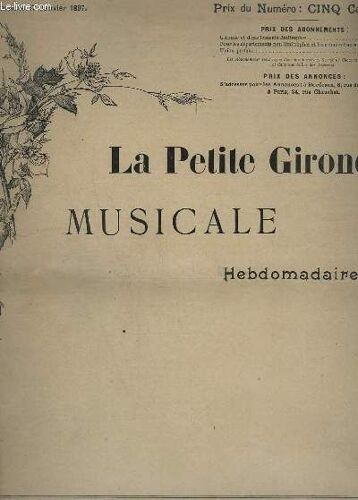 La Petite Gironde Musicale N°1 : Caprice-Menuet - Pour Piano.