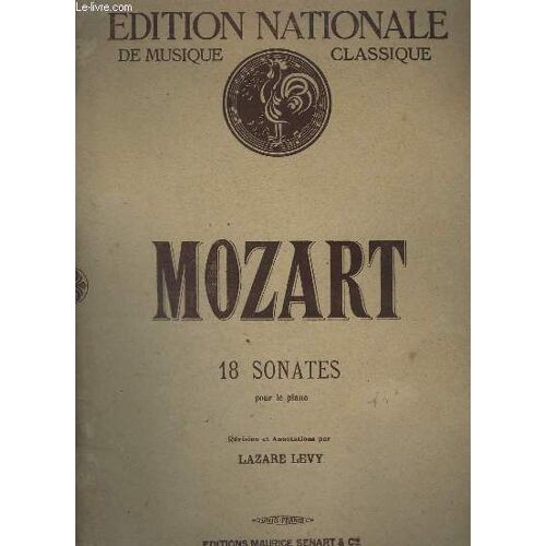 18 Sonates Pour Le Piano.