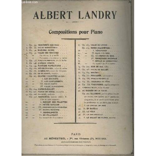 Valse Des Mouches - Composition Pour Piano N° 4 - Op.97.