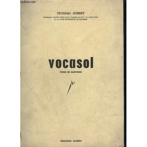 Vocasol - Classe De Quatrieme - Flute.