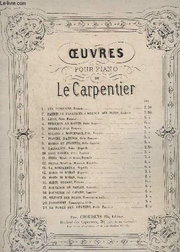 Faust - Petite Fantaisie - Op.221 - Pour Piano.