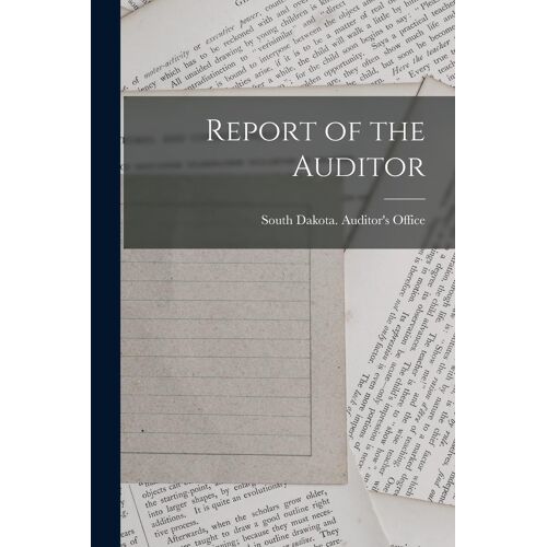 Report Of The Auditor