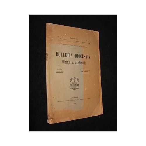 Bulletin Diocésain D Histoire Et D Archéologie, N° 2, Mai-Août 1939