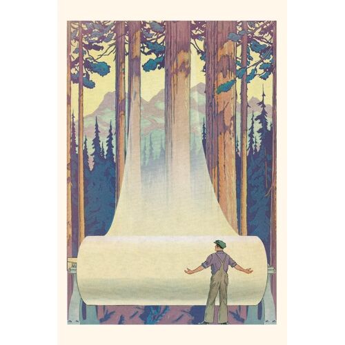 Vintage Journal Paper From Ponderosa Pines