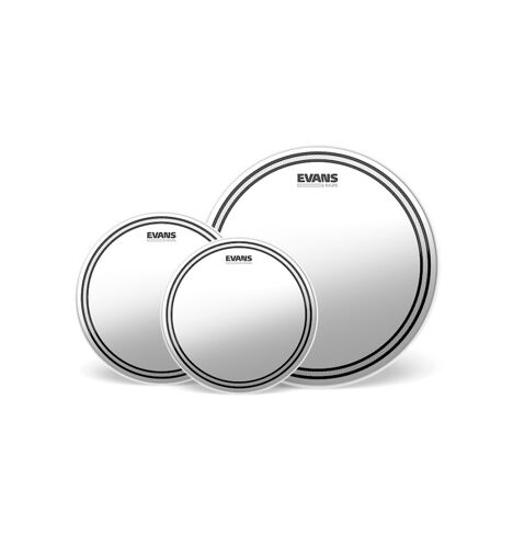 Evans Epp-Ec2shdd-R - Packs De Peaux De Toms Ec2 Peau, Rock (10", 12" Et 16")