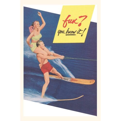 Vintage Journal Water Skiing Fun