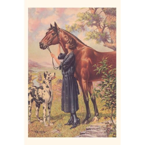 Vintage Journal Woman With Horse