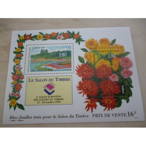 1er Salon Européen Des Loisirs Du Timbre:15 Au 24 Octobre 1994