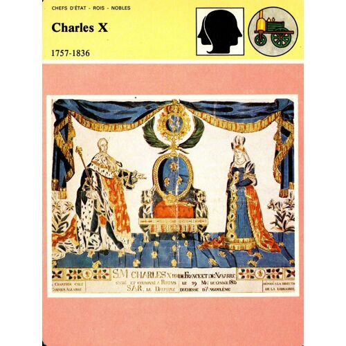 Fiche Edito-Service Histoire Charles X 1757-1836