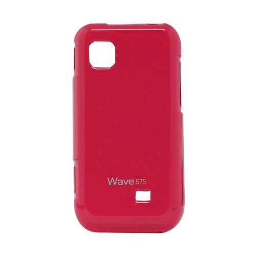 COQUE RIGIDE SOUPLE (TPU) SAMSUNG WAVE 575 ROSE PINK ETUI SILICONE DÉDIÉ