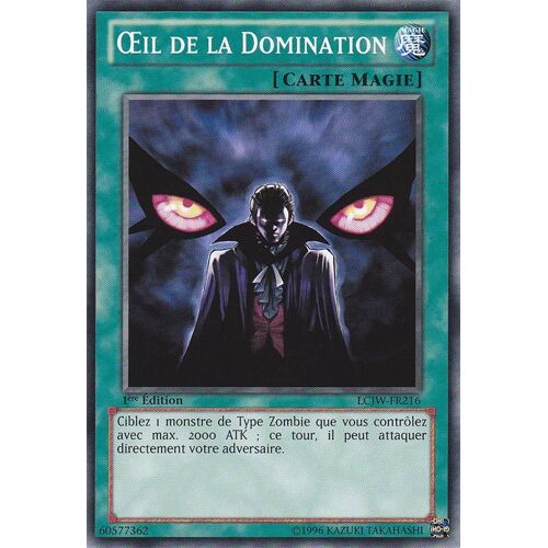 Yu Gi Oh! - Lcjw Fr216 - Oeil De La Domination
