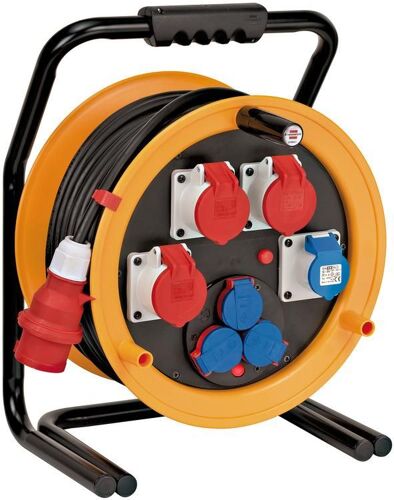 Brennenstuhl Enrouleur de câble industrie/chantiers Brobusta CEE 4 IP44 40m H07RN-F 5G2,5 - 1319110010